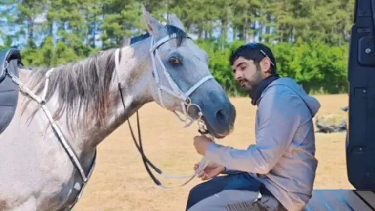 Captura de pantalla del v&iacute;deo difundido en Instagram del jeque Hamdan.