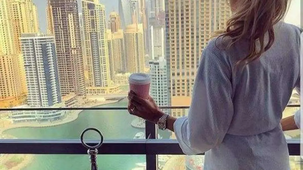 Un desayuno de lujo en Dubai Marina. (Instagram)