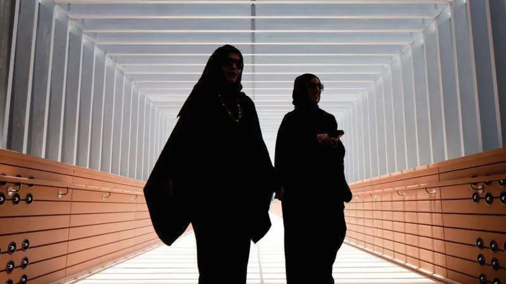 A modo ilustrativo, dos empresarias emirat&iacute;es. (Fuente externa)