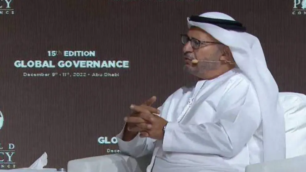 Anwar Gargash, asesor diplom&aacute;tico del presidente de EAU. (World Policy Conference)