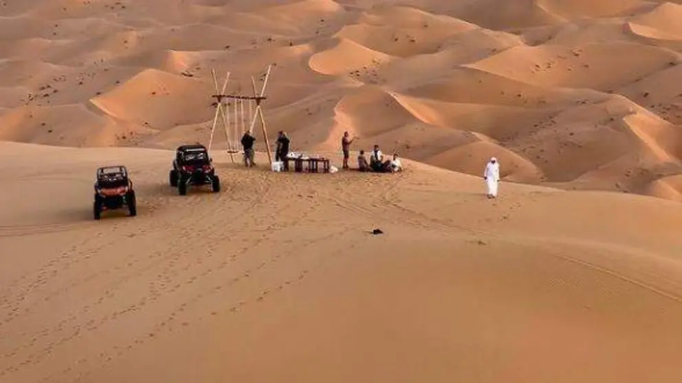 Una imagen del desierto de Liwa. (Instagram)