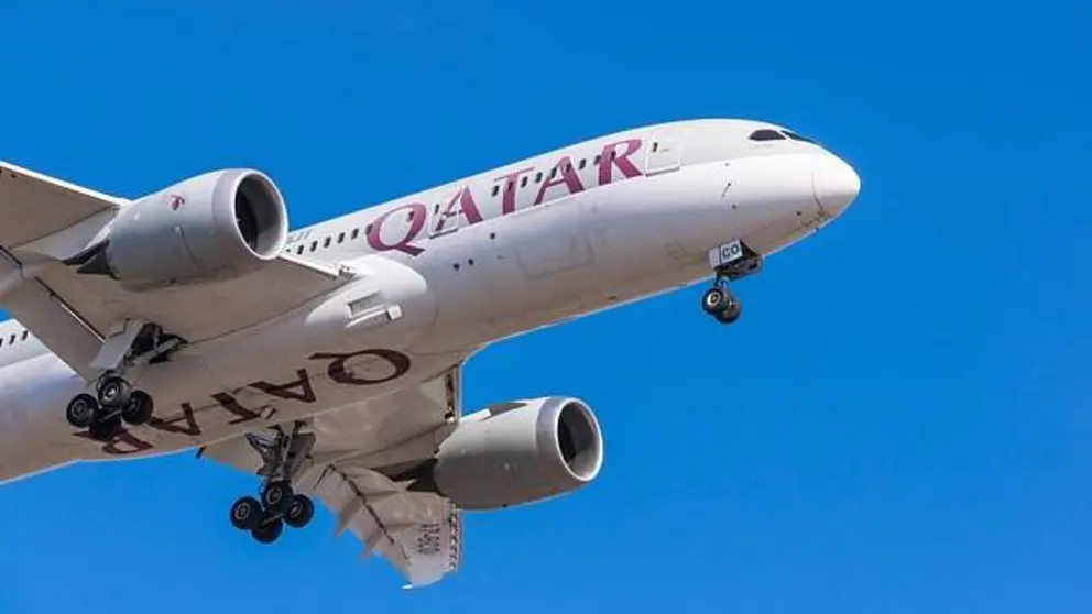 Un Boeing de Qatar Airways. (Twitter)