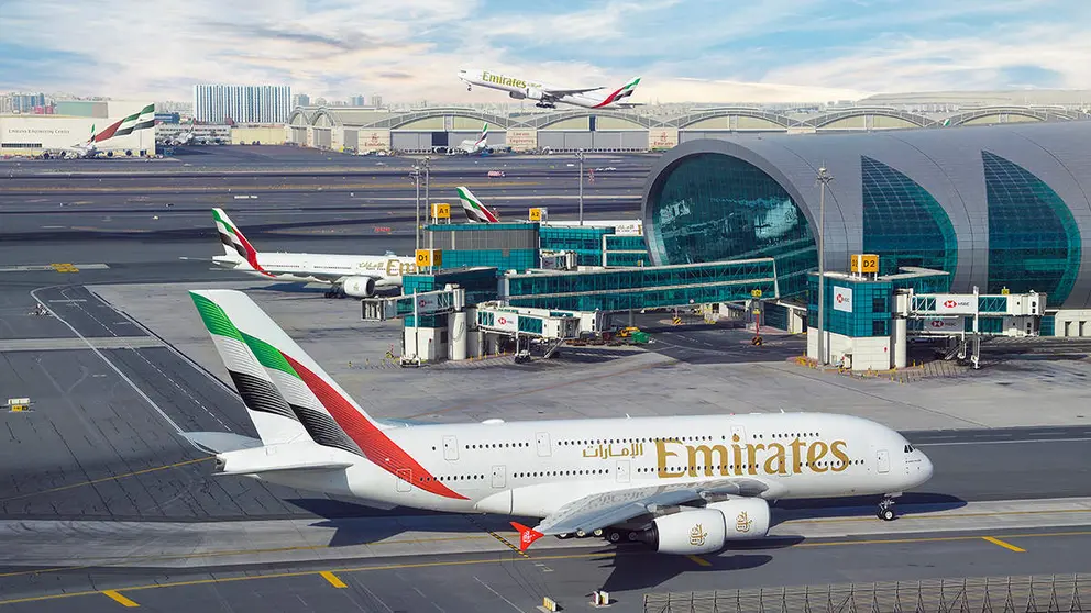 Una imagen del aeropuerto de Dubai DXB. (Emirates)