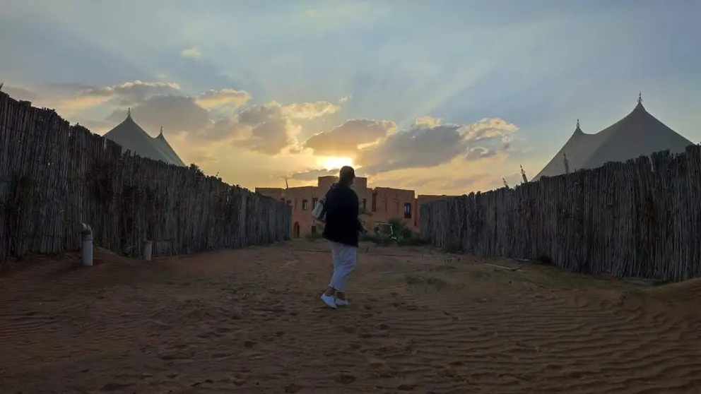 Atardecer en el desierto de EAU. (EL CORREO)