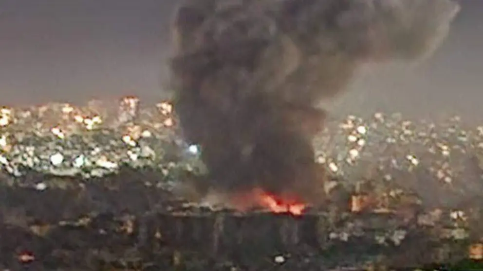 Ataque sobre Israel. (X)