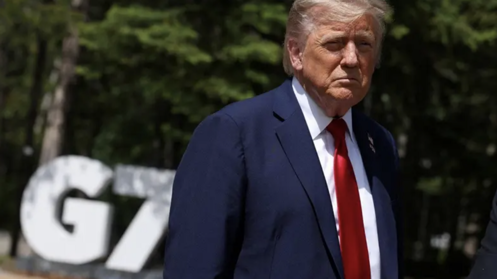 Donald Trump durante una Cumbre del G7. (Fuente externa)