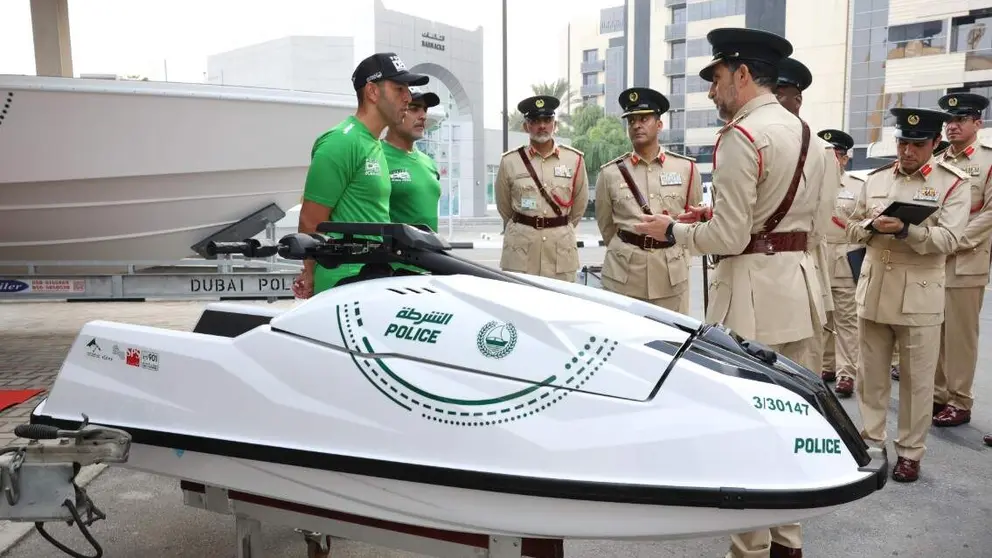 Una imagen de la Polic&iacute;a de Dubai. (X)