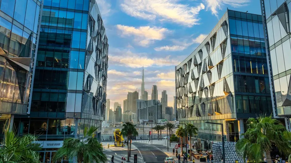 Una imagen del Distrito de Diseño en Dubai. (WAM)