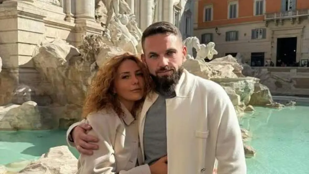 Roman Novak y su esposa en una imagen en Instagram.