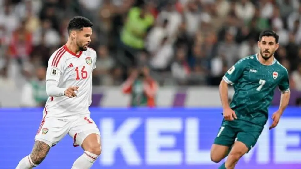 Un momento del encuentro entre EAU e Irak. (FIFA)