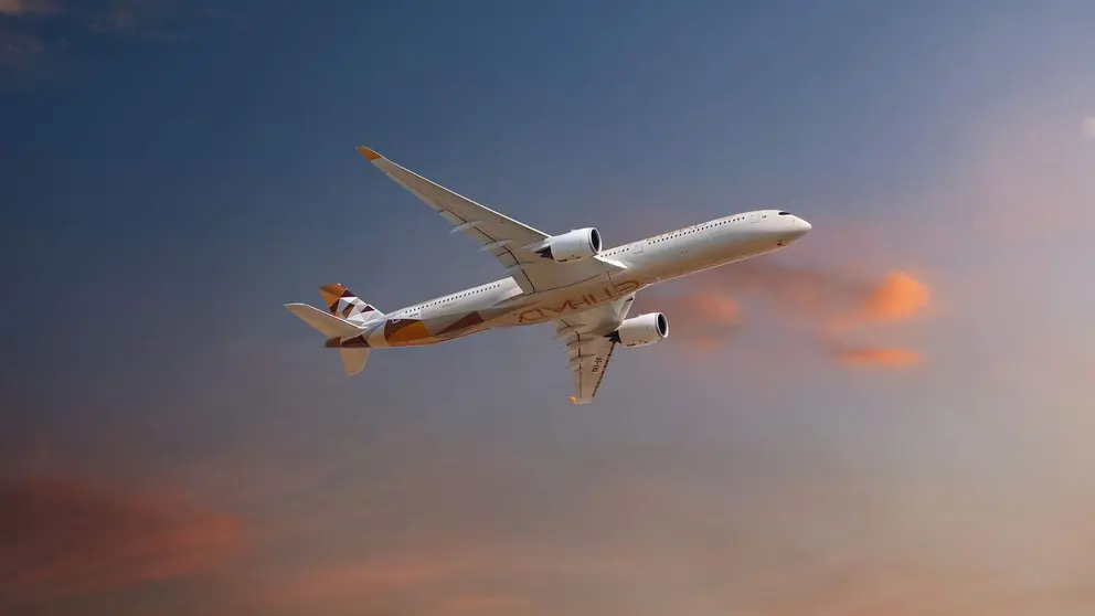 Un avi&oacute;n de Etihad Airways. (WAM)