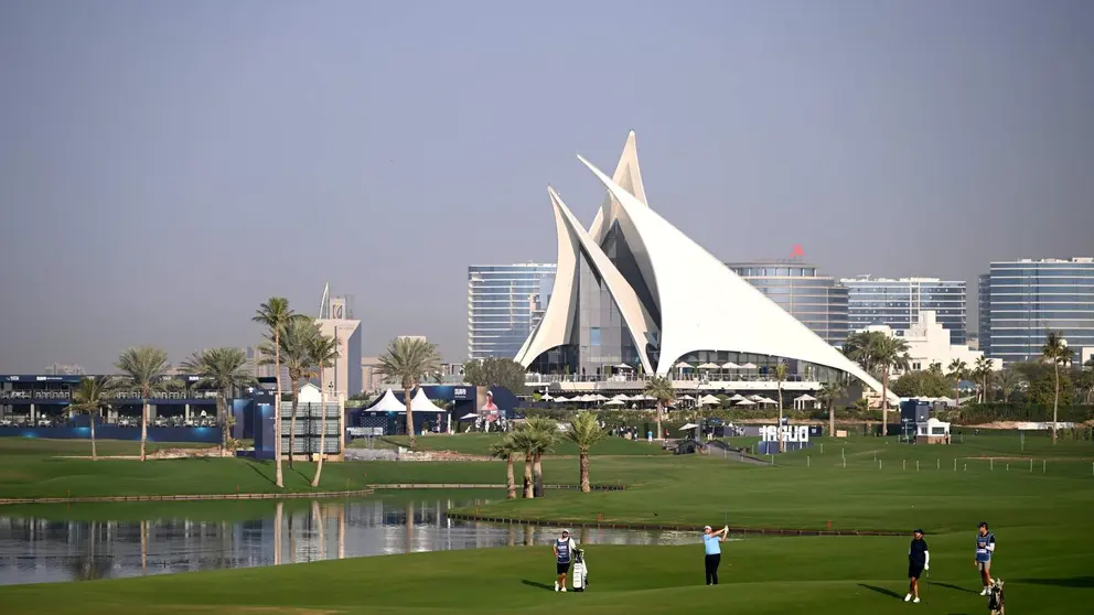 Instalaciones de golf en Dubai Creek. (X)