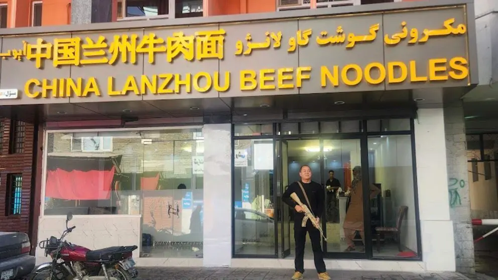 Una imagen de X del restaurante chino afectado.