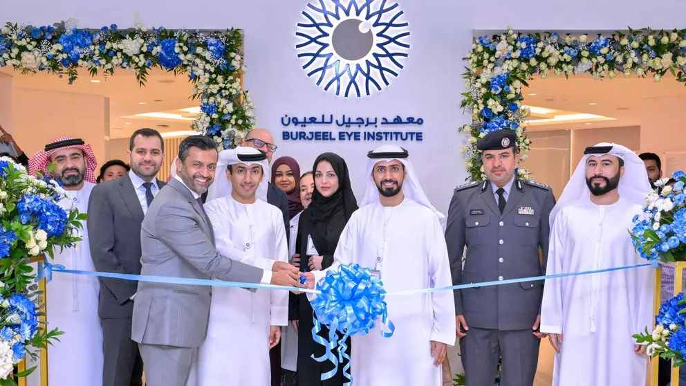 Un momento de la inauguraci&oacute;n de la cl&iacute;nica oftalmol&oacute;gica de Burjeel Medical City. (WAM)