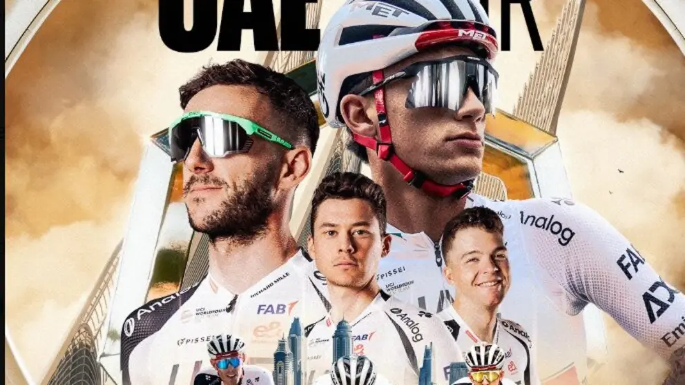 Equipo ciclista de Emiratos. (X)