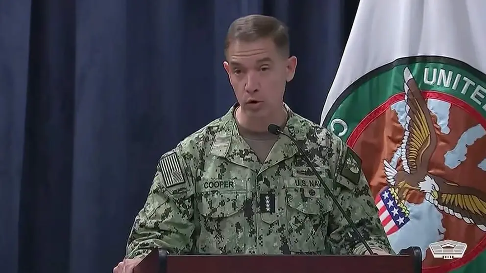 Brad Cooper durante la rueda de prensa. (X)