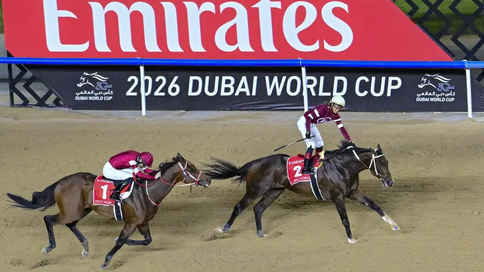 Tramo final de la Copa Mundial de Dubai. (WAM)