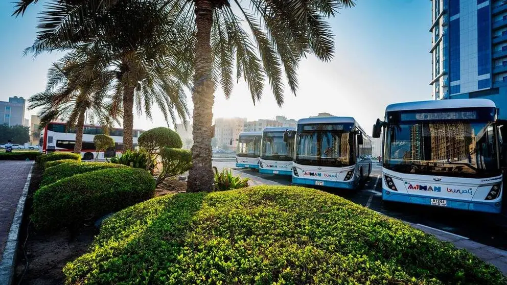 Autobuses en Ajman. (WAM) 