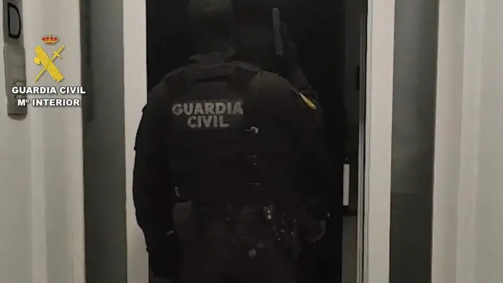 Captura de pantalla del v&iacute;deo difundido por la Guardia Civil espa&ntilde;ola.