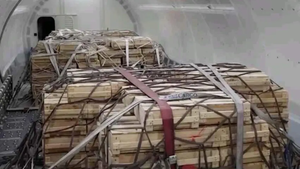 Una imagen de material incautado por EAU. (WAM)
