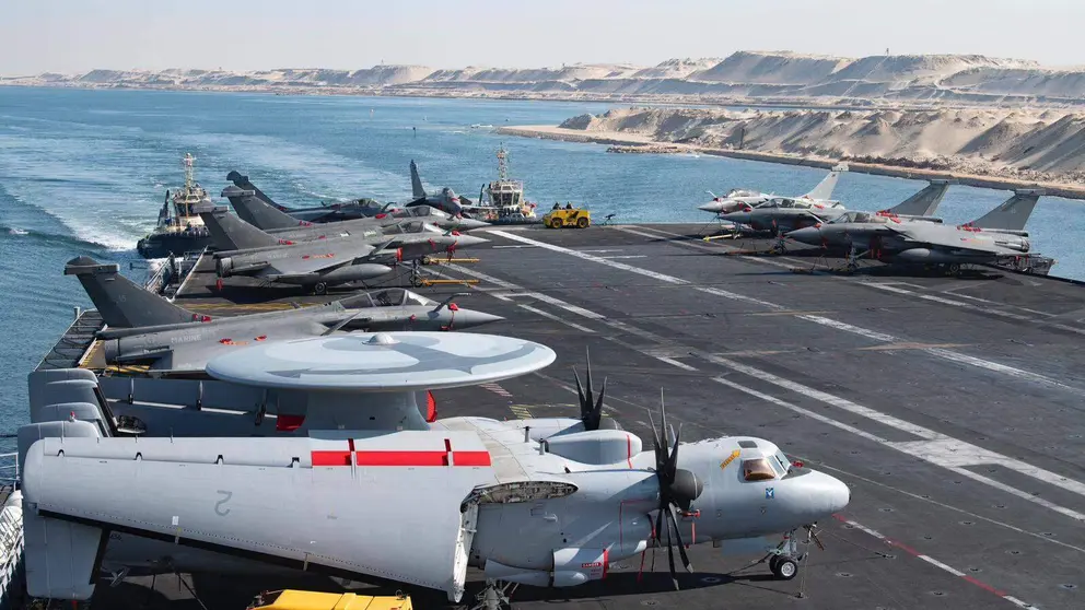 El portaaviones franc&eacute;s Charles de Gaulle. (X)
