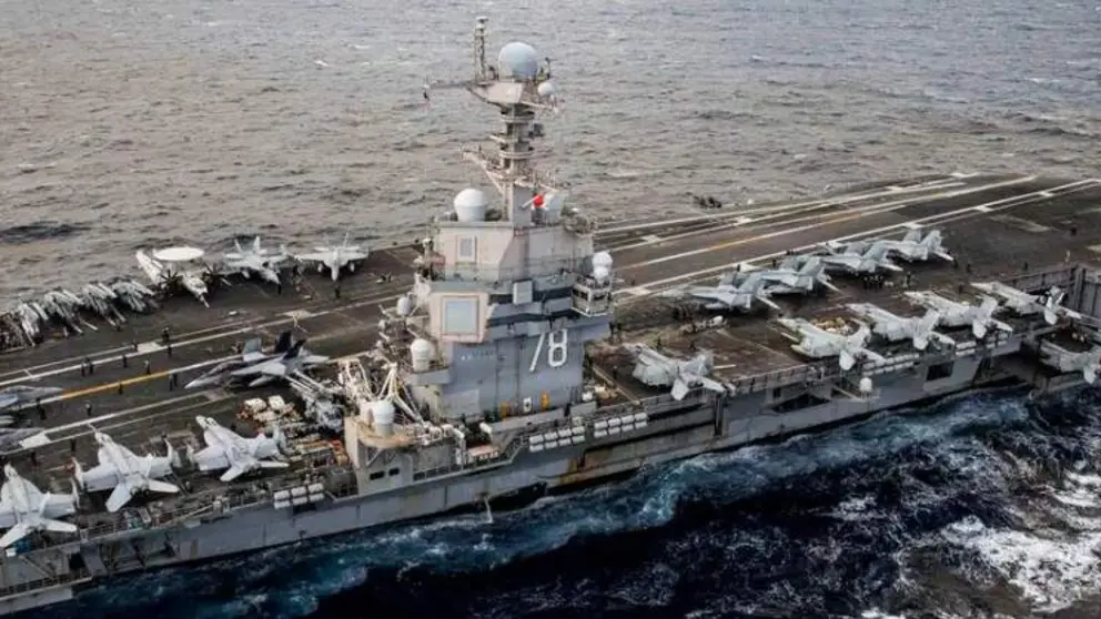 El portaaviones USS Gerald Ford. (Fuente externa)
