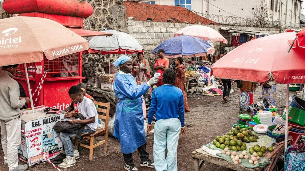 Una imagen de un mercado en el Congo. (X)