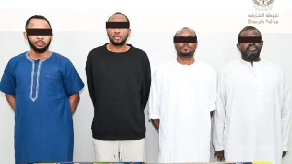 Detenidos en Sharjah en un operativo antidrogas. (Instagram)