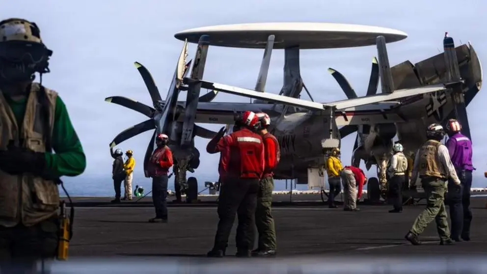 El portaaviones USS Abraham Lincoln. (Centcom)