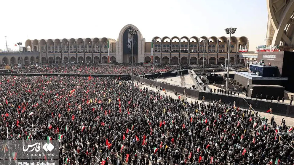 Imagen del funeral de Khamenei en Teher&aacute;n. (Fars)