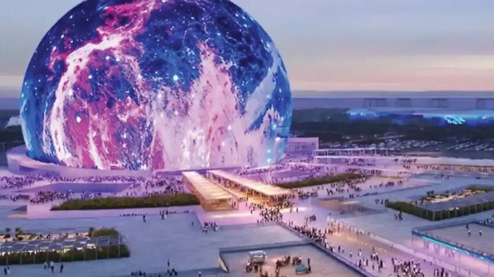 Maqueta de Sphere Abu Dhabi. (X)