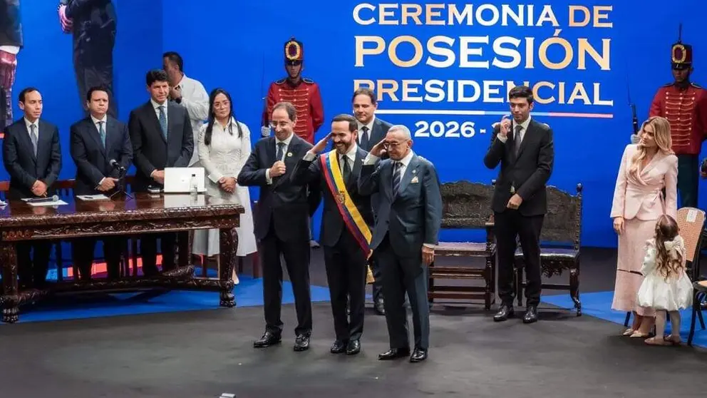 Un momento de la investidura del nuevo presidente de Colombia. (WAM)