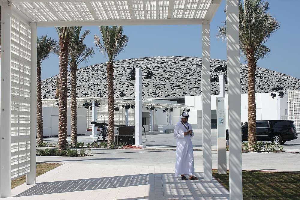 EL CORREO DEL GOLFO visitó el Museo del Louvre Abu Dhabi previamente a su inauguración oficial. (EL CORREO)