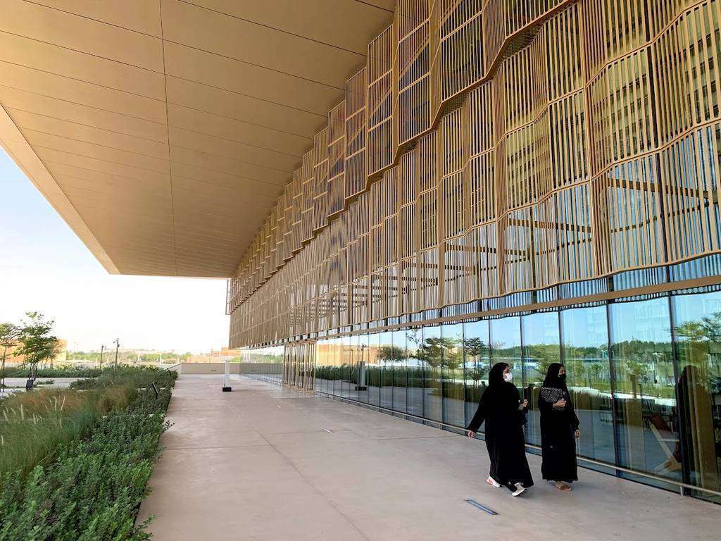 Una perspectiva de la Casa de la Sabiduría en el emirato de Sharjah. (EL CORREO)