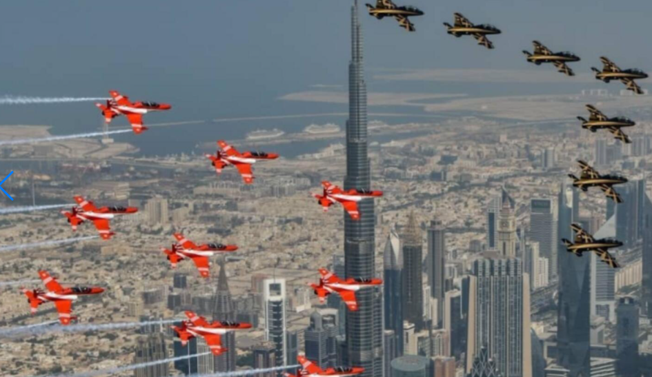 Acrobacias aéreas. (Instagram)