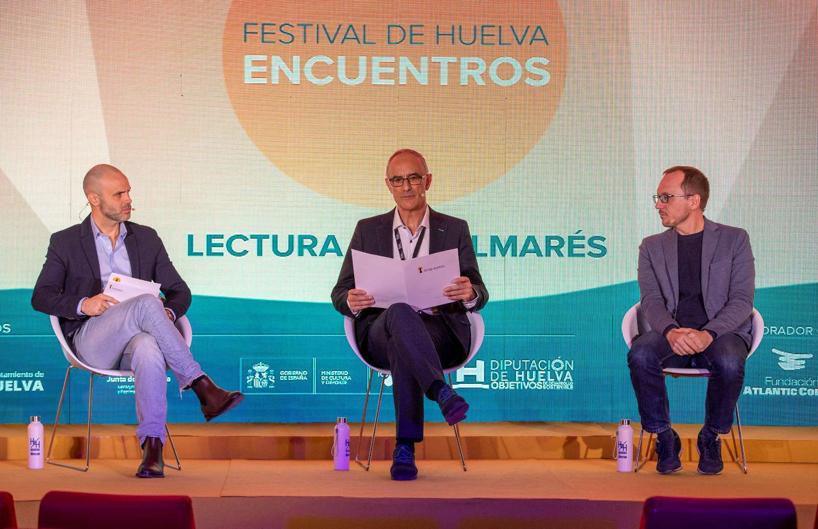 Acto de lectura del palmarés. (Cedida)