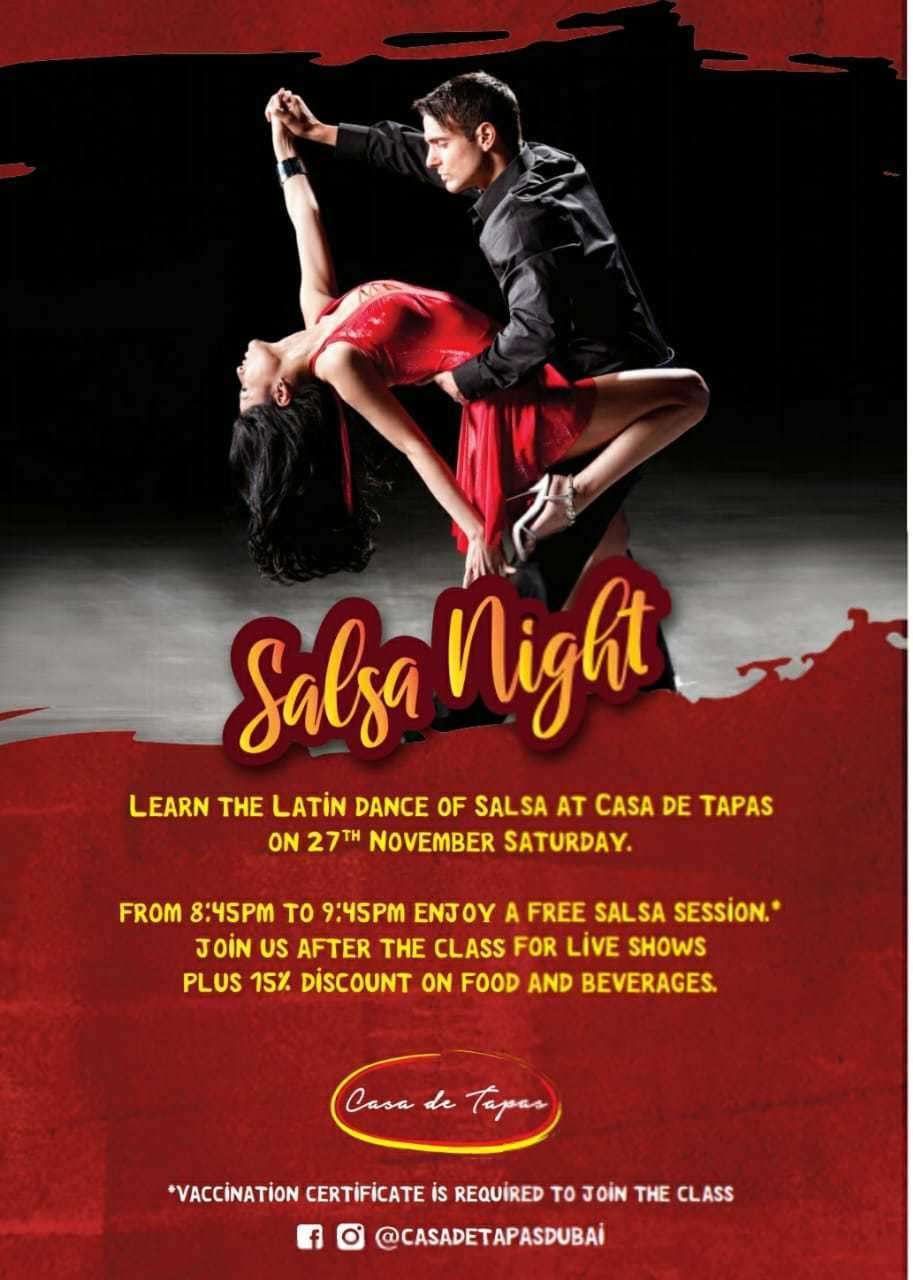 Casa de Tapas Salsa Night 913x1280