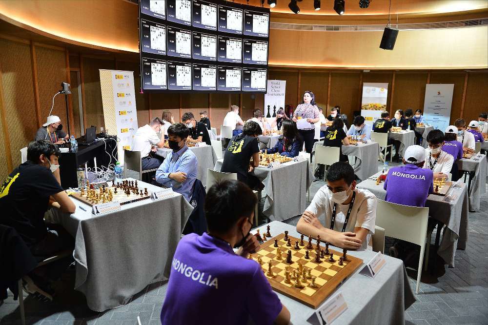 Desarrollo del  la final del Torneo Escolar Mundial de Ajedrez. (@expospain2020)