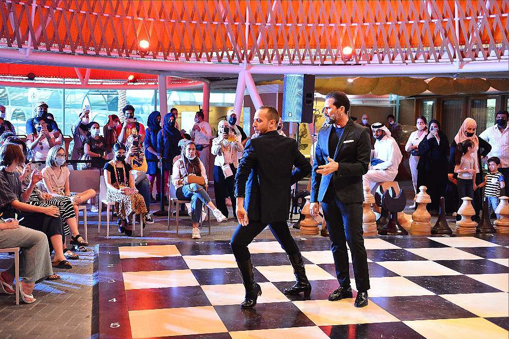 Espectáculo flamenco ‘Con-vivencias’ en el Pabellón de España. (@ExpoSpain2020)