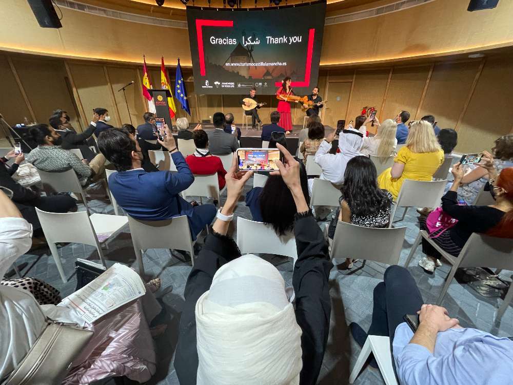 Grupo manchego de música antigua actúa en el Pabellón de España. (EL CORREO)