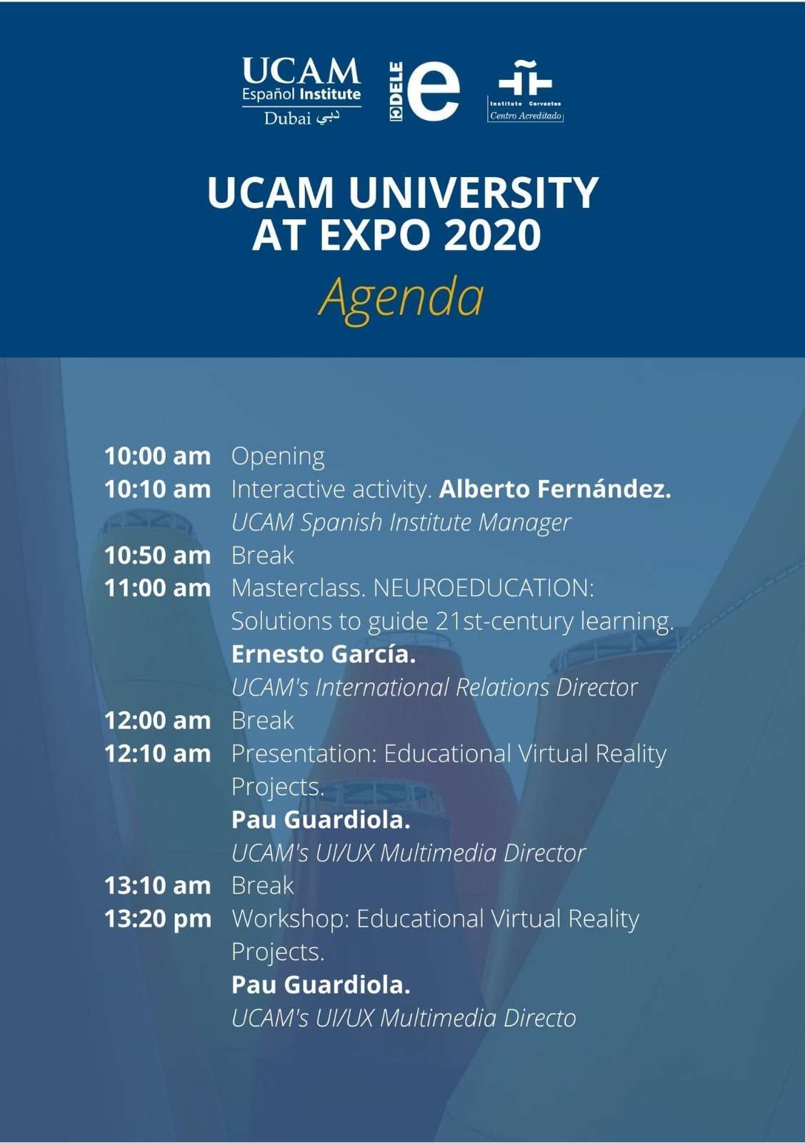 Jornada UCAM Expo Dubai