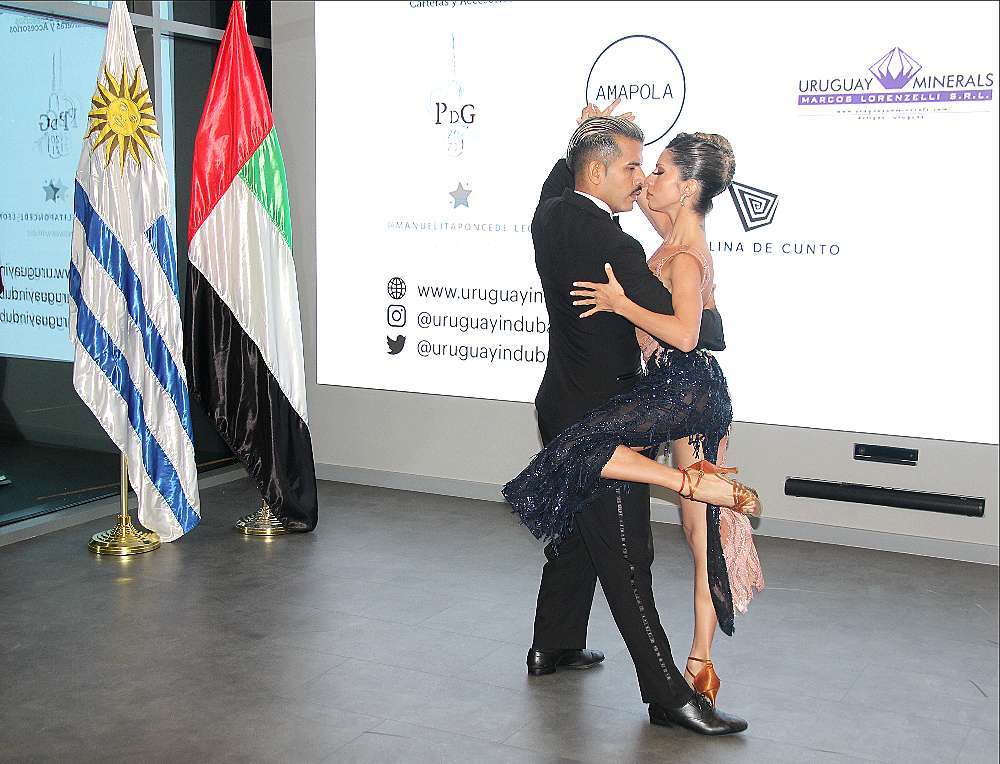 El tango estuvo muy presente en el Pabellón de Uruguay. (EL CORREO)