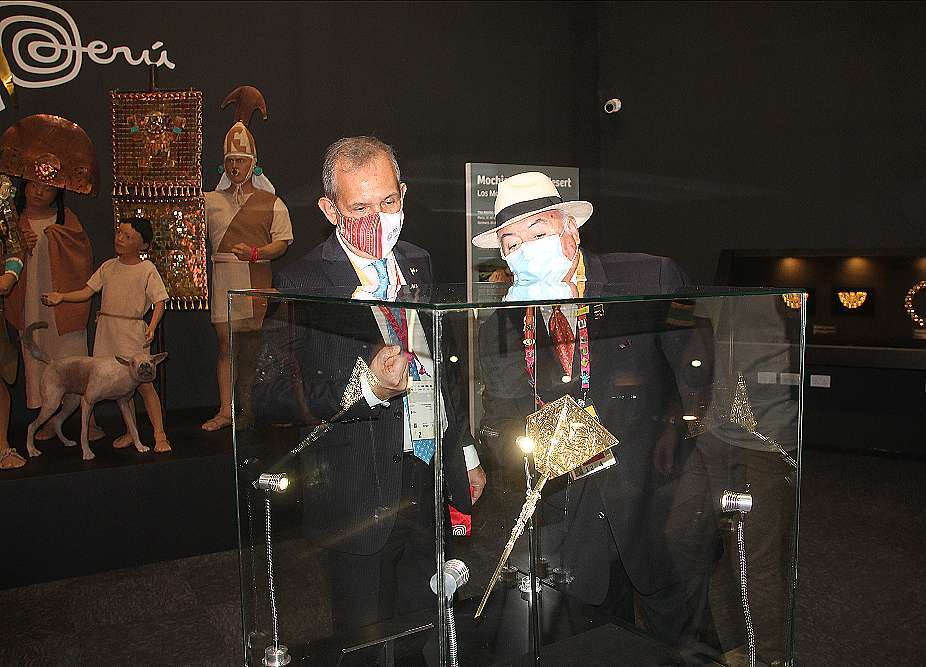 Bastón de mando del Señor de Sipán. (EL CORREO)