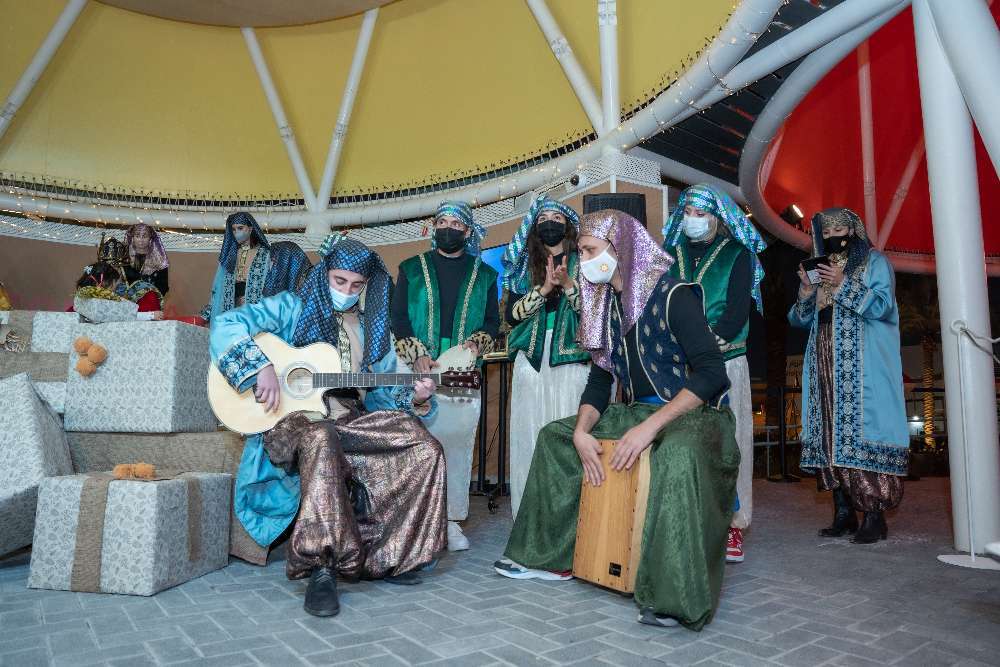 Los pajes animaron la fiesta. (ExpoSpain2020)