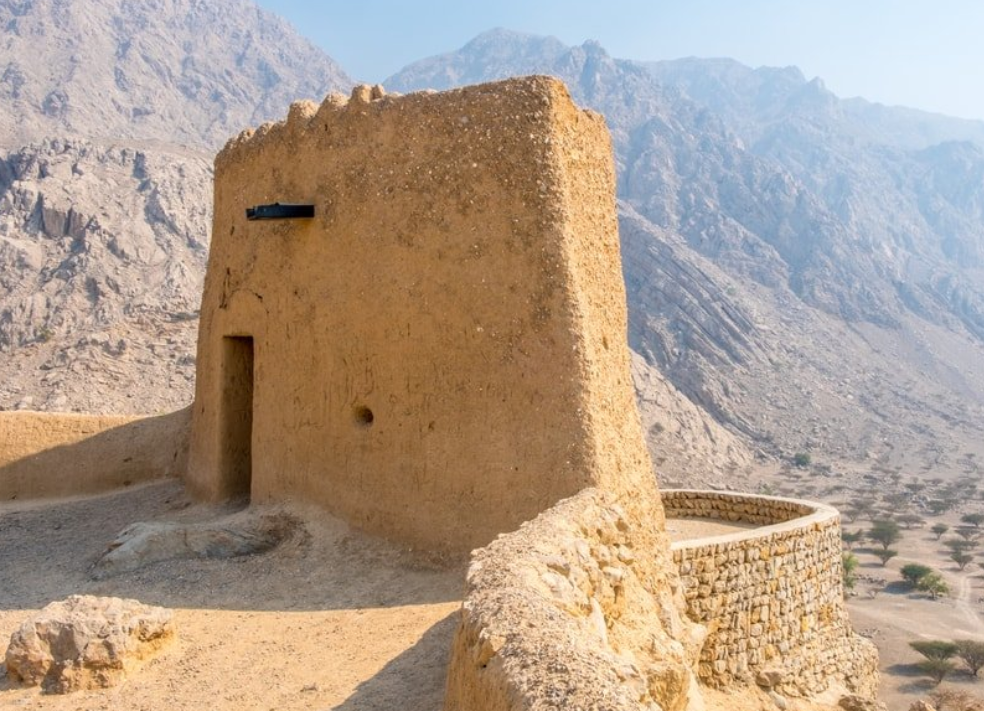 Dhayah Fort  en Ras Al Khaimah. (Twitter)