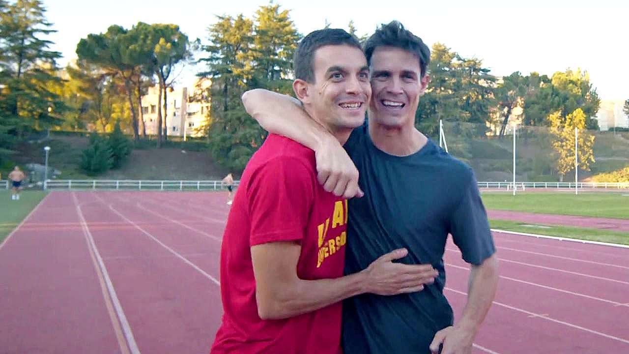 Gerard Descarrega -izquierda- junto a Edu Aguirre. (Atresplayer)