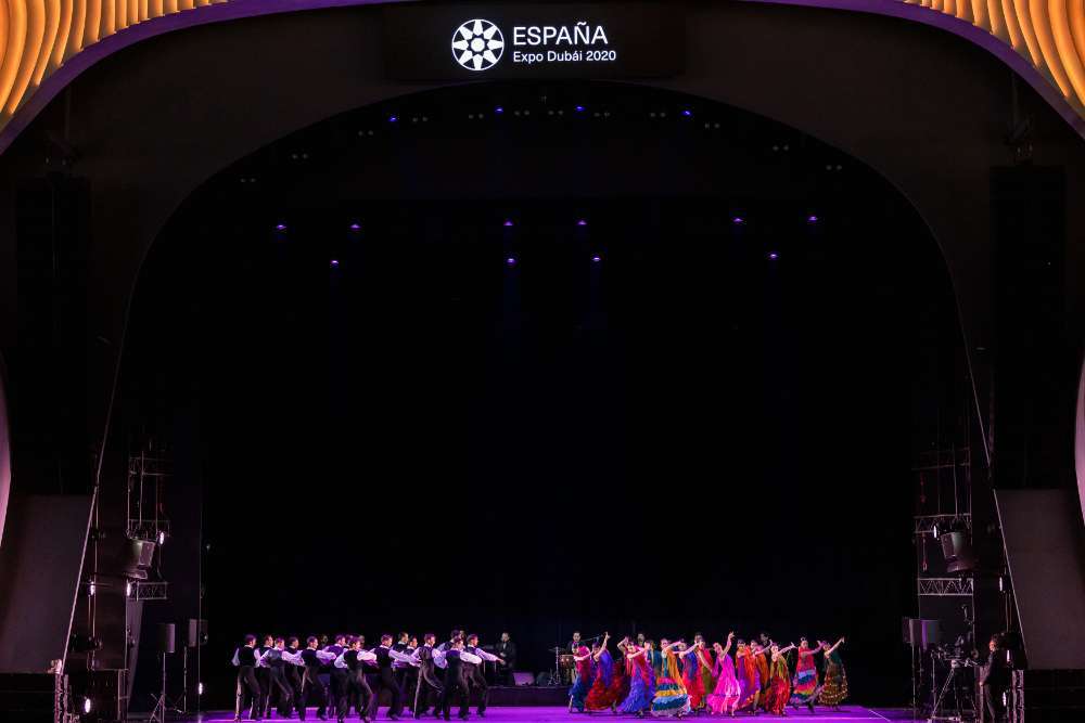 El Ballet Nacional de España, en Jubilee Stage. (Expo 2020 Dubai)