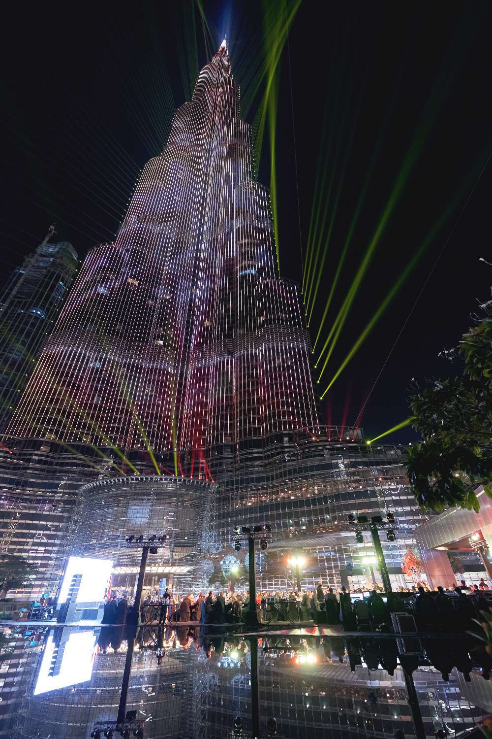 El Burj Khalifa presidió al Cena de Gala del SBC en Dubai. (SBC)