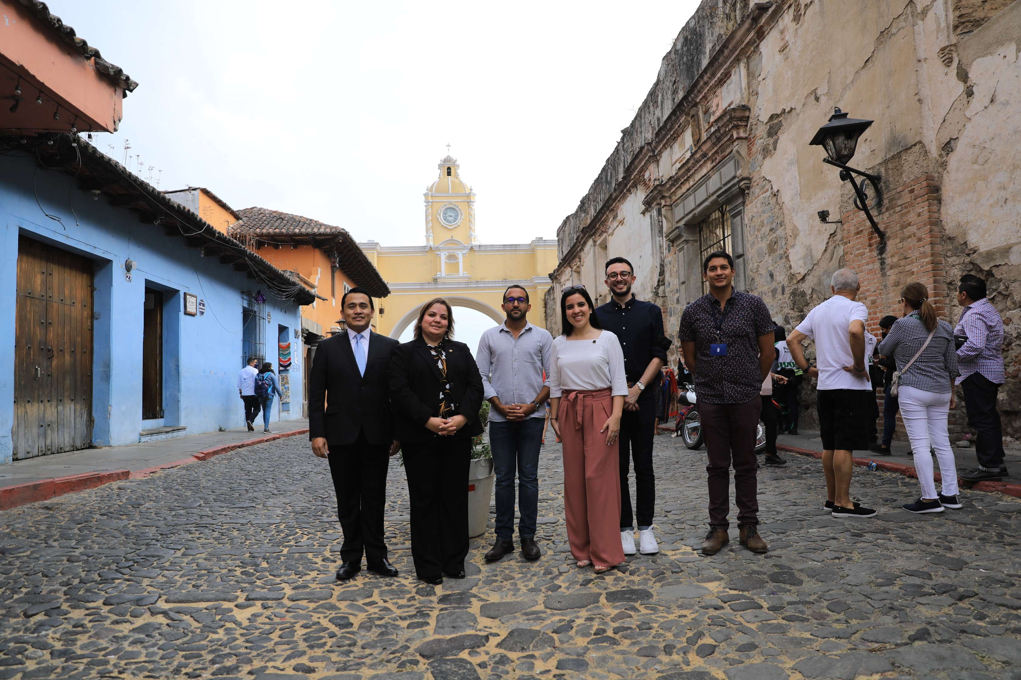 El jeque de Sharjah Fahim Bin Sultan bin Khalid Al Qasimi, durante su visita a Antigua Guatemala.(Ministerio de Relaciones Exteriores de la República de Guatemala)