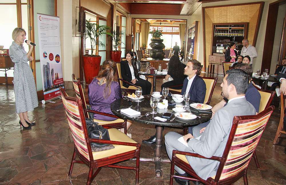 Amaya Delgado, secretaria general del Spanish Business Council, se dirige a los presentes. (EL CORREO)